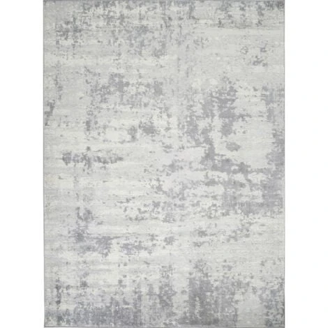 SURYA Tappeto Salotto A Pelo Corto Soggiorno Astratto Moderno Grigio E Avorio 130x180 Cm 4 SURYA Tappeto Salotto A Pelo Corto Soggiorno Astratto Moderno Grigio E Avorio 130x180 Cm - immagine 2