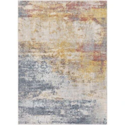 SURYA Tappeto Salotto A Pelo Corto Soggiorno Astratto Moderno Multicolore 160x213 Cm -Armonia Decor 94077392 2