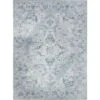 SURYA Tappeto Lavabile In Lavatrice Soggiorno Vintage Orientale Grigio E Blu 160x213 Cm -Armonia Decor 94077427 2
