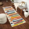 SURYA Tappeto Salotto A Pelo Corto Soggiorno Scandinavo Pop Multicolore 80x220 Cm 2 SURYA Tappeto Salotto A Pelo Corto Soggiorno Scandinavo Pop Multicolore 80x220 Cm -Armonia Decor 94077523 1