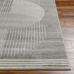 SURYA Tappeto Salotto A Pelo Corto Soggiorno Scandinavo Hygge Grigio E Beige 120x170 Cm -Armonia Decor 94077682 4