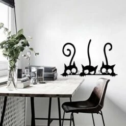 Cute Animal Theme Wall Sticker Decor Decal Mural Wallpaper KItchen Adorabili Adesivi Per Gatti Per La Camera Dei Bambini Decorazione Per Aule In Vetro -Armonia Decor 94287091 5