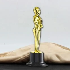 8 Pezzi Trofei D'oro, Stampo Per Figurina Oscar, Trofeo Di Plastica, Per Cerimonia Di Premiazione, Premi Per Feste, Celebrazioni Sportive -Armonia Decor 94289380 3