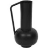 Vaso Con Manico D.15 X H.30 Cm In Metallo Nero - KAMELIA 1 Vaso Con Manico D.15 X H.30 Cm In Metallo Nero - KAMELIA -Armonia Decor 94576469 1