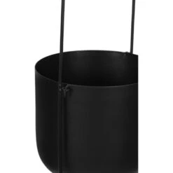 Portavaso Sospeso D. 18 X H.21 E D. 14 X H.19 Cm In Metallo Nero - Lotto Di 2 - PARIA -Armonia Decor 94576489 3