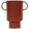 Vaso Piccolo Con Manici H.17 Cm In Metallo Terracotta - BILIAN 1 Vaso Piccolo Con Manici H.17 Cm In Metallo Terracotta - BILIAN -Armonia Decor 94576746 1