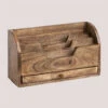 SKLUM Organizer In Legno Di Mango Baclos Legno Di Mango -Armonia Decor 94932192 1