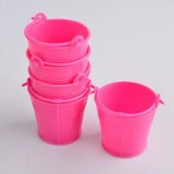 Trade Shop - Secchiello Maxi In Latta Decoupage Porta Piante 10,5 Cm Bomboniera Contenitore -Armonia Decor 95108662 5