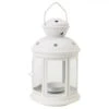 Trade Shop - Lanterna Bianco Portacandela 16x10cm Matrimonio Tea Light Porta Candela Candele -Armonia Decor 95113555 1