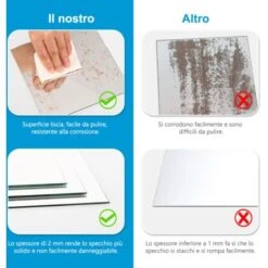 Heilmetz Healer Specchio Piastrelle Autoadesive Fai Da Te Specchio Adesivo Da Parete 15x15cm Decorazione Murale Per Soggiorno Bagno Camera Da Letto 8 Pezzi 10 Heilmetz Healer Specchio Piastrelle Autoadesive Fai Da Te Specchio Adesivo Da Parete 15x15cm Decorazione Murale Per Soggiorno Bagno Camera Da Letto 8 Pezzi -Armonia Decor 95210920 4