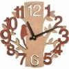 Orologio Da Parete Silenzioso A Forma Di Albero -Armonia Decor 95220629 1