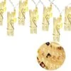 Catena Luminosa 16 LED Con Mollette Ghirlanda Stringa Clip Per Appendere Le Foto -Armonia Decor 9524663 1