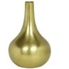 Vaso In Metallo Dorato H. 30 Cm Finitura Effetto Anticato - GIZEH -Armonia Decor 95375872 1