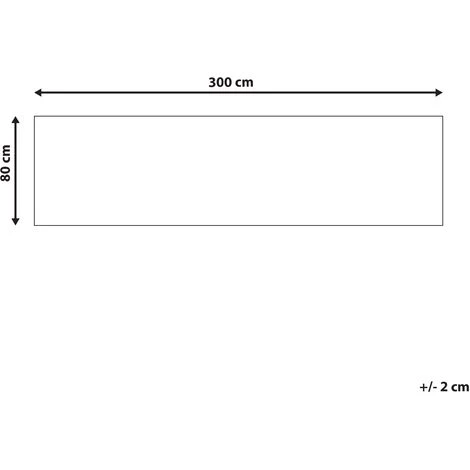 Tappeto Shaggy Boho 80 X 300 Cm Con Motivo Geometrico Beige Chiaro Kapan 5 Tappeto Shaggy Boho 80 X 300 Cm Con Motivo Geometrico Beige Chiaro Kapan - immagine 3