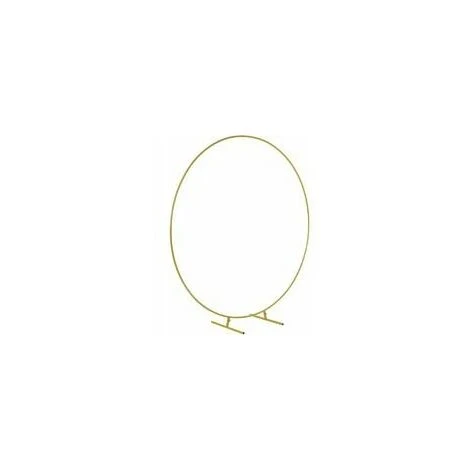 Arco Decorativo Per Porta Per Matrimonio Rotondo Dia.2m Colore Dorato 6 Arco Decorativo Per Porta Per Matrimonio Rotondo Dia.2m Colore Dorato - immagine 4