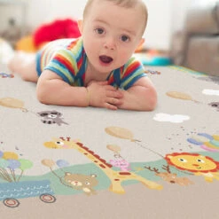 Tappetino Da Gioco Per Bambini 200x180 Cm Tappetino In Schiuma Area Strisciante Per Bambini Pieghevole 7 Tappetino Da Gioco Per Bambini 200x180 Cm Tappetino In Schiuma Area Strisciante Per Bambini Pieghevole -Armonia Decor 95548384 2