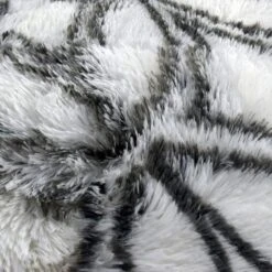 Tappeto Shaggy Per Soggiorno 160x230 Cm Bianco Con Motivo - Tappeto Da Comodino Tappeto A Pelo Lungo Tappeto Morbido Per Soggiorno Camera Da Letto Divano -Armonia Decor 95548440 3