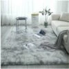 Tappeto Per Salotto Shaggy 120 X 160 Cm Grigio Peluche Morbido Fibra Di Polipropilene Tappeto Antiscivolo -Armonia Decor 95548504 1