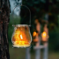 Relaxdays Vasetti Portacandele, Set 16, In Vetro, Ampolle Con Manico, Interni E Esterni, HxD 10x8,5 Cm, Trasparente Nero -Armonia Decor 95602611 5