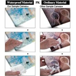 Pittura Stampe Su Tela, Stampa Sunrise Wall Art Painting, 3X Modern Landscape Giclee Art Picture Set Di Tre Pezzi -Armonia Decor 96195570 3