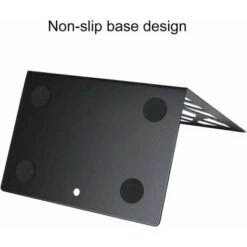 Set Di 2 Fermalibri In Metallo, Fermalibri Resistenti, Fermalibri Neri Antigraffio E Antiscivolo Per Bambini, Ufficio, Soggiorno E Studio, Scuola, Libreria E Biblioteca (17,5 X 12 Cm) -Armonia Decor 96204195 3