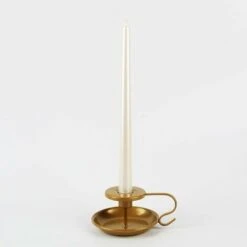 Portacandele Cono Portacandele, Portacandele Da Tavolo In Oro Per Cerimonia Di Nozze, Candeliere Per La Decorazione Della Sala Da Pranzo Di Natale Di Halloween, 2 Pezzi -Armonia Decor 97074202 2