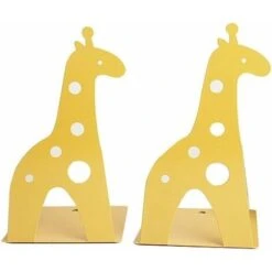 Fermalibri In Ferro Antiscivolo A Forma Di Giraffa Da 21 Cm Fermalibri In Ferro Per Bambini Biblioteca Scuola Ufficio Casa (giallo) -Armonia Decor 97074581 5