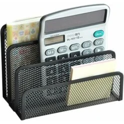 Portadocumenti Portalettere In Rete Metallica Fai-da-te Portariviste In Rete Metallica Sorter Da Tavolo Scaffale Per Valigetta Organizzatore Di Archiviazione A 3 Strati -Armonia Decor 97075174 4