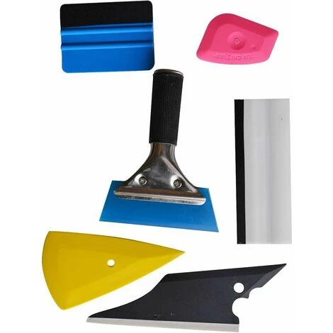 Kit Di Attrezzi Per La Copertura Di Pellicole Per Vetri Per Auto In Vinile, 6 Pezzi Pellicola Protettiva Per Vetri Per Veicoli Strumento Per L'installazione Di Vinile In Tinta Per Avvolgere L'auto: Ra 5 Kit Di Attrezzi Per La Copertura Di Pellicole Per Vetri Per Auto In Vinile, 6 Pezzi Pellicola Protettiva Per Vetri Per Veicoli Strumento Per L'installazione Di Vinile In Tinta Per Avvolgere L'auto: Ra - immagine 3