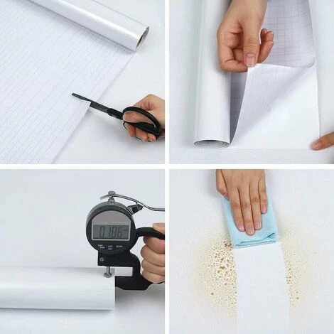 60 Cm X 5 M Bianco Glitter Mobili Carta Adesiva Armadio Da Cucina Mobili Per Ufficio Adesivi Decorativi In Vinile Mobili Adesivi Pellicola 4 60 Cm X 5 M Bianco Glitter Mobili Carta Adesiva Armadio Da Cucina Mobili Per Ufficio Adesivi Decorativi In Vinile Mobili Adesivi Pellicola - immagine 2