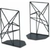Set Di 2 Fermalibri In Ferro Per Ufficio, Biblioteca O Casa, Nero 1 Set Di 2 Fermalibri In Ferro Per Ufficio, Biblioteca O Casa, Nero -Armonia Decor 97077285 1