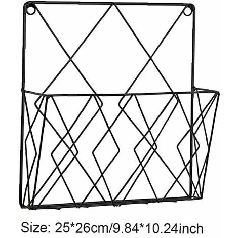 Portariviste A Parete Scaffale Per Libri Scaffale Portaoggetti Cestini Metallici In Filo Nero Scaffale Per Arredamento Camera Da Letto Per Ufficio 4 Portariviste A Parete Scaffale Per Libri Scaffale Portaoggetti Cestini Metallici In Filo Nero Scaffale Per Arredamento Camera Da Letto Per Ufficio - immagine 2