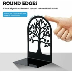 Fermalibri In Metallo Per Libri, Fermalibri Antigraffio Per Ufficio, Scuola E Casa, Divisori Per Libri, CD, Portadocumenti Per Scrivanie (1 Coppia) 9 Fermalibri In Metallo Per Libri, Fermalibri Antigraffio Per Ufficio, Scuola E Casa, Divisori Per Libri, CD, Portadocumenti Per Scrivanie (1 Coppia) -Armonia Decor 97077412 3