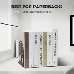 Fermalibri In Metallo Per Libri, Fermalibri Antigraffio Per Ufficio, Scuola E Casa, Divisori Per Libri, CD, Portadocumenti Per Scrivanie (1 Coppia) 11 Fermalibri In Metallo Per Libri, Fermalibri Antigraffio Per Ufficio, Scuola E Casa, Divisori Per Libri, CD, Portadocumenti Per Scrivanie (1 Coppia) -Armonia Decor 97077412 5