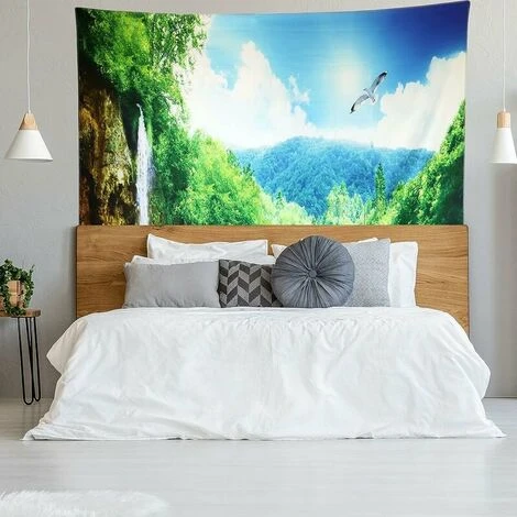 Arazzo Per Camera Da Letto Estetica Da Appendere Alla Parete Decorazione Tessuto Art Forest Tapestry 150130 5 Arazzo Per Camera Da Letto Estetica Da Appendere Alla Parete Decorazione Tessuto Art Forest Tapestry 150130 - immagine 3
