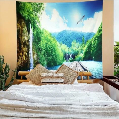 Arazzo Per Camera Da Letto Estetica Da Appendere Alla Parete Decorazione Tessuto Art Forest Tapestry 150130 6 Arazzo Per Camera Da Letto Estetica Da Appendere Alla Parete Decorazione Tessuto Art Forest Tapestry 150130 - immagine 4