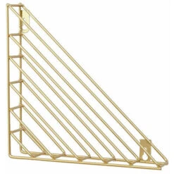 Portariviste Da Parete A Forma Geometrica Nordica - Portariviste - Portariviste In Metallo - Per Bagno, Ufficio E Ingresso - Ferro (d'oro)