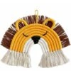 Decorazione Da Appendere Alla Parete Con Cervo Arcobaleno E Leone Intrecciato A Mano Per Soggiorno, Camera Da Letto, Cameretta Dei Bambini (leone) -Armonia Decor 97078399 1