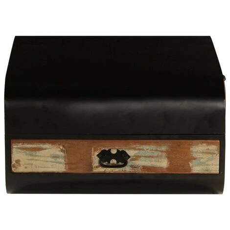 Baule In Legno Massello Di Recupero 60x60x35 Cm 5 Baule In Legno Massello Di Recupero 60x60x35 Cm - immagine 3