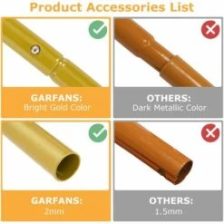 Arco Decorativo Per Porta Per Matrimonio Rotondo Dia.2m Colore Dorato -Armonia Decor 97431772 5