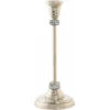 Candelabro DKD Home Decor Argentato Alluminio Acrilico 10 X 10 X 25 Cm Cromato -Armonia Decor 97743078 1