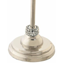 Candelabro DKD Home Decor Argentato Alluminio Acrilico 10 X 10 X 25 Cm Cromato -Armonia Decor 97743078 3