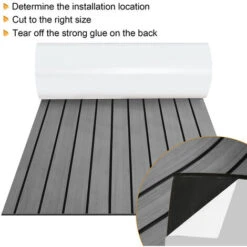 Hengda Tappetino Per Ponte In EVA Tappetino Per Barca In Schiuma Tappetino Per Ponte In Teak Finta Barca 1X Strisce 2400x600x5mm Grigio 11 Hengda Tappetino Per Ponte In EVA Tappetino Per Barca In Schiuma Tappetino Per Ponte In Teak Finta Barca 1X Strisce 2400x600x5mm Grigio -Armonia Decor 97826434 5