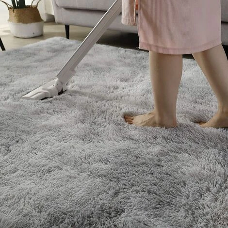 Tappeto Soggiorno Tappeto Per Grandi Superfici Per Camera Da Letto Shaggy Fluffy Carpet Washable Soft Floor Mat For The (Bianco Grigio, 80 X 160 Cm) 6 Tappeto Soggiorno Tappeto Per Grandi Superfici Per Camera Da Letto Shaggy Fluffy Carpet Washable Soft Floor Mat For The (Bianco Grigio, 80 X 160 Cm) - immagine 4