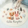 Tappeto Decorativo Tappeti Lavabili Rotondi Soffici Grandi Cuscinetti Protettivi Tappeti Per Bambini Per Soggiorno Camera Da Letto Tappeto Da Gioco Per Bambini Bebe Tappeto Per Asilo Nido 100 Cm -Armonia Decor 97887642 1