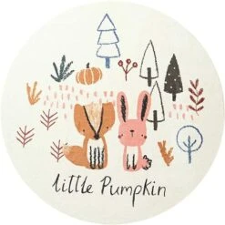 Tappeto Decorativo Tappeti Lavabili Rotondi Soffici Grandi Cuscinetti Protettivi Tappeti Per Bambini Per Soggiorno Camera Da Letto Tappeto Da Gioco Per Bambini Bebe Tappeto Per Asilo Nido 100 Cm -Armonia Decor 97887642 5