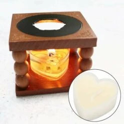 Manicotto Scaldasigilli Di Cera, Kit Di Timbri Con Sigillo Di Cera Con Cucchiaio Per Sciogliere E Candela, Scaldacera Sigillante Per Busta Cera Da Sposa Timbro Di Sigillo Di Cera Perla -Armonia Decor 98116740 2
