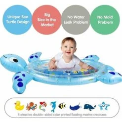 Tappetino Per Giochi D'acqua Per Bambini Il Cuscino D'acqua Può Essere Utilizzato In Tutte Le Stagioni Tartaruga Per Bambini A Sviluppo Precoce -Armonia Decor 98144558 4