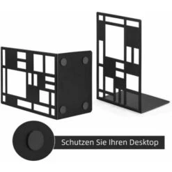 1 Ppair Titolare Del Libro CD Per Bambini In Metallo, Porta Libri Per Scaffali, Porta Cartelle DVD Invisible Book Rack Tenders Book Stopper Del Libro Titolare Del Libro Rack Book Press Press -Armonia Decor 98231010 5