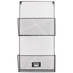 MURALE IN FILO METALLICO CON 2 CESTINI -Armonia Decor 98546549 4